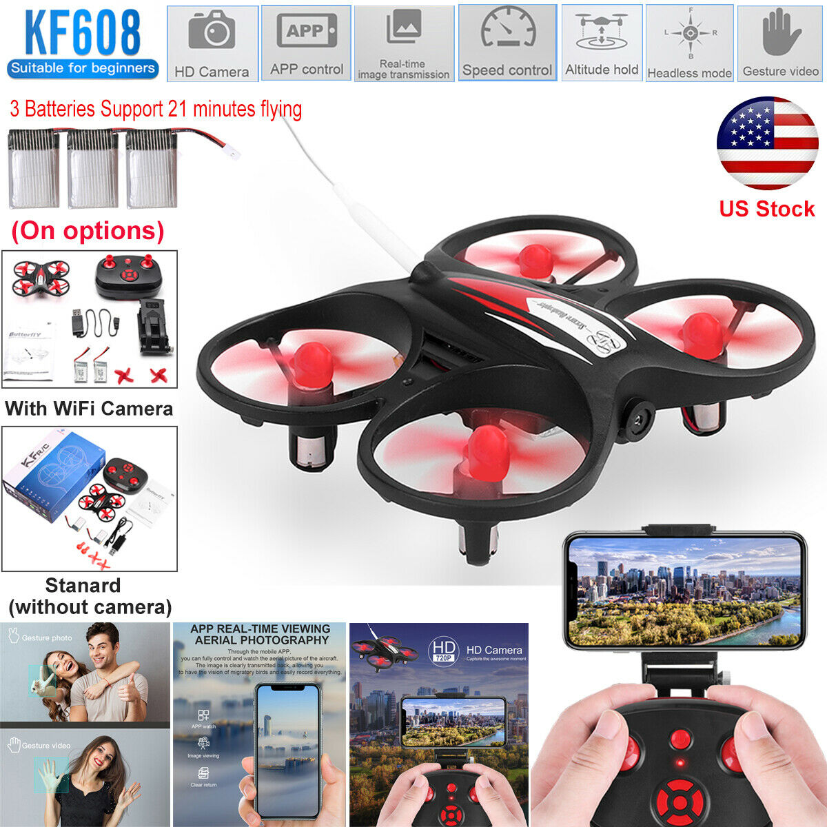 Kf608 rc deals drone