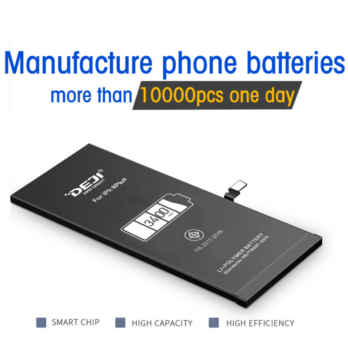 DEJI for iphone x xr xs xs max battery high capacity replacement